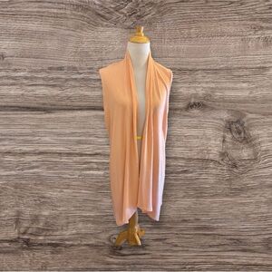 Women’s XL Azules Peach Butter Soft Sleeveless Cardigan NWOT. Very flattering